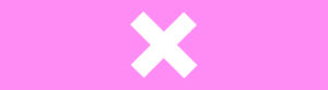 Pink rectangle with a white cross