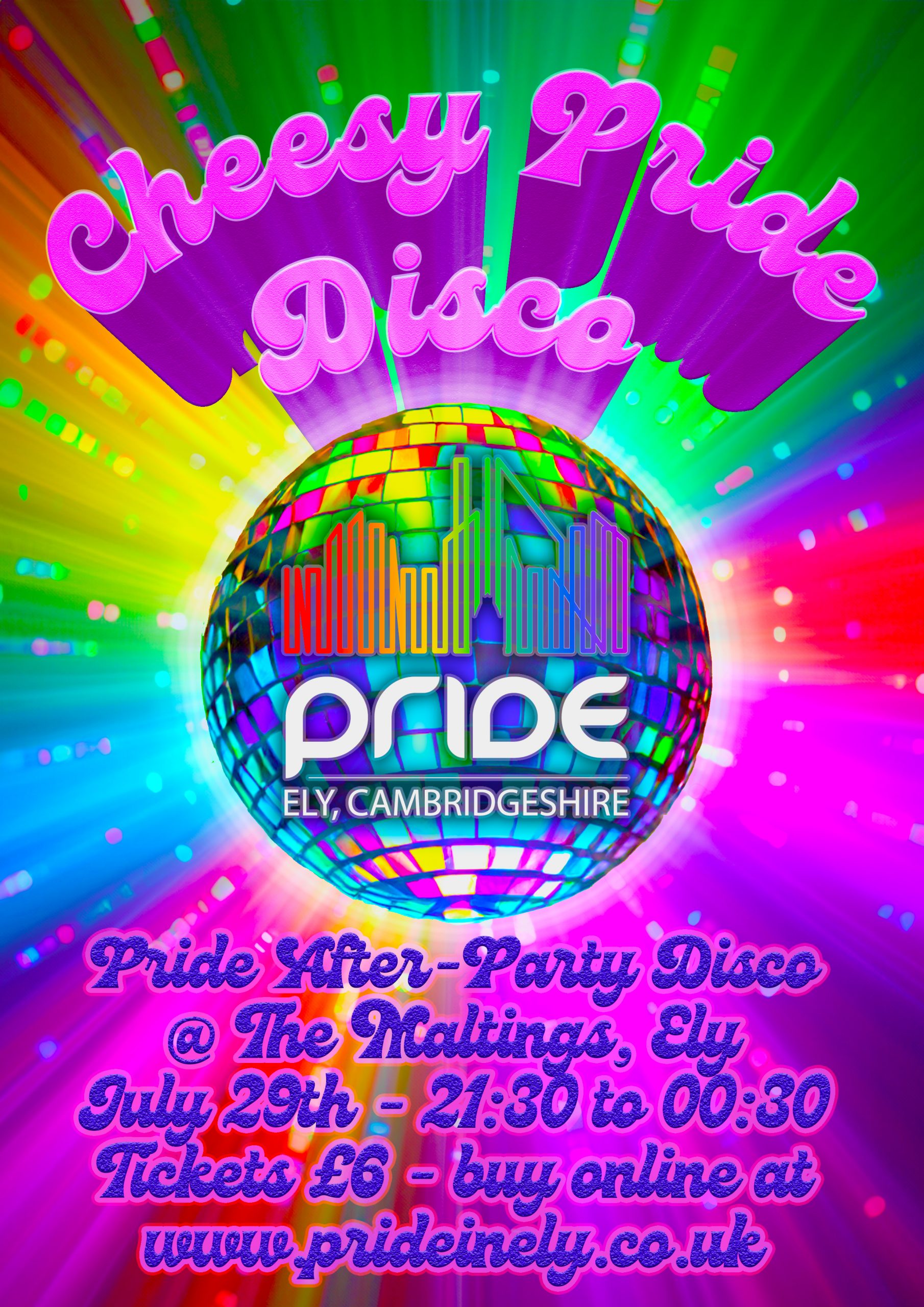 Cheesy Pride Disco July 29th, 2023 Poster
