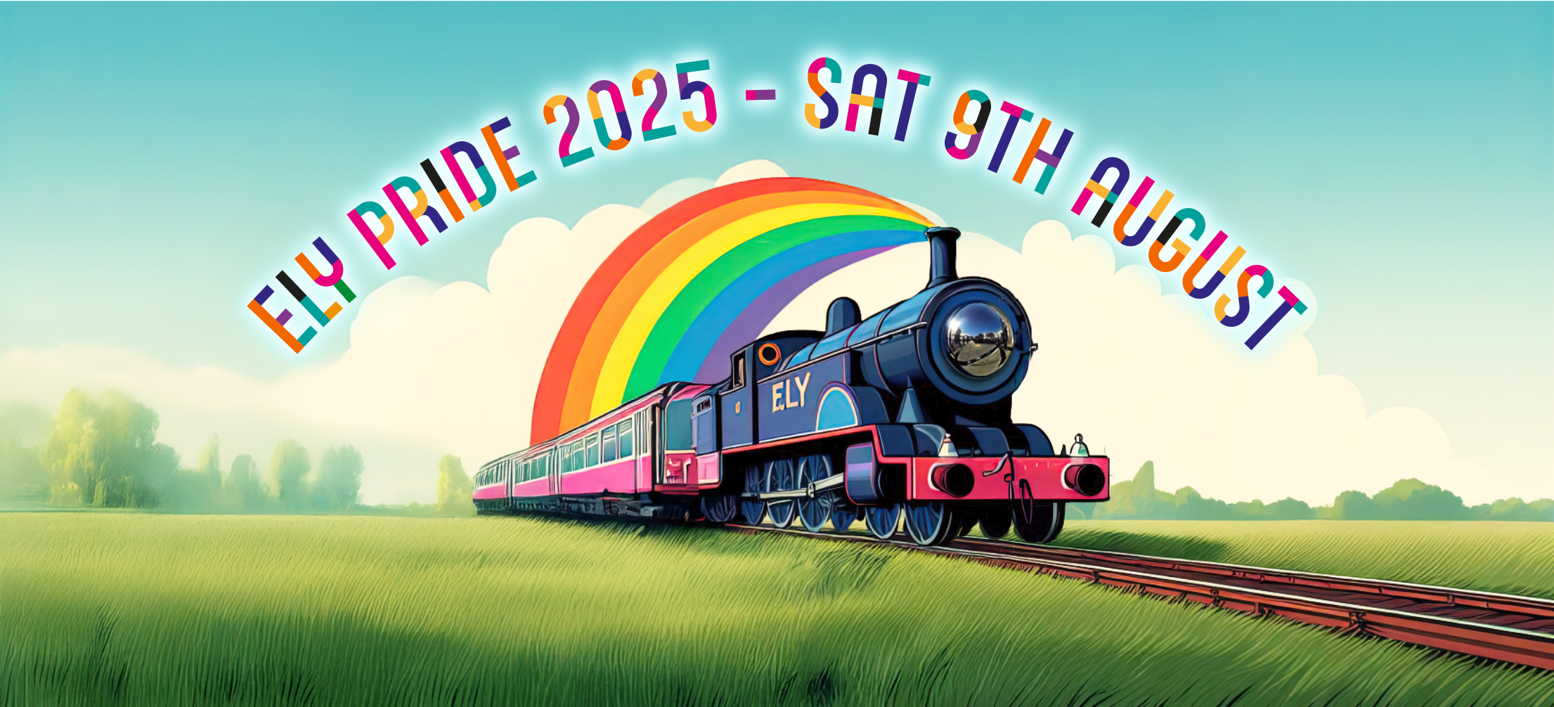 Ely Pride 2025 Event Banner